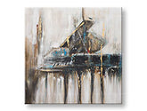Maľovaný obraz na stenu ABSTRAKT 100x100 cm